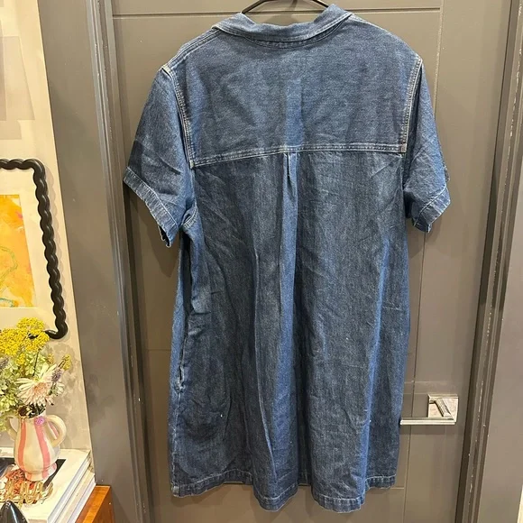 GAP Dark Blue Denim Dress - Picture 4 of 5